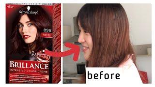 EVDE SAÇ BOYAMA | Schwarzkopf BRILLANCE 896 Numara