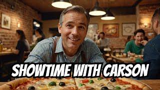 What's Carson's Secret to Making Live Pizza Look So EASY?