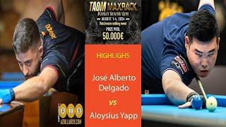 Highlights | José Alberto Delgado vs Aloysius Yapp | TAOM MAXRACK Nineball Helsinki Open 2024