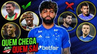 QUEM CHEGA E QUEM SAÍ DO CRUZEIRO EM 2025 | 8 JOGADORES DE SAÍDA | 13 REFORÇOS PARA 2025