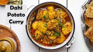 Dahi Potato Curry Recipe | No Onion No Garlic No Tomato
