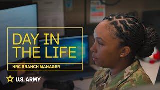 Day in the Life: HRC Branch Manager | U.S. Army