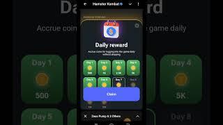 3 August daily rewards hamster kombat #shorts#viral#trending