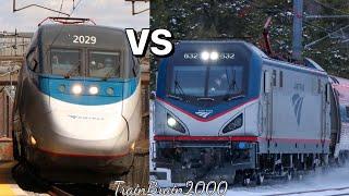 High Speed Amtrak Acela & ACS-64 Horn Compilation 2023!