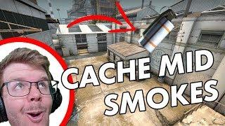 CSGO TIPS | CACHE | MUST KNOW MID SMOKES