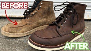 (ASMR) How to Clean Your Boots - Step by Step Instructions