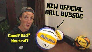 Mikasa BV550C Review (New Ball for FIVB Beach Volleyball)