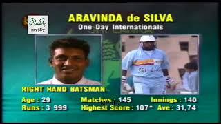 Arvinda Desilva Smashing Pakistani Pace Attack I 95 vs Pak at Centurion 1994