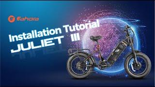 2024 eAhora Juliet III Dual Motor Electric Bike Installation video#ebike #electricbike #eahora