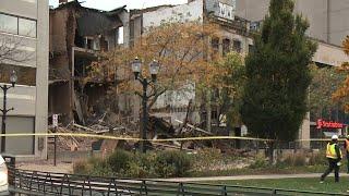 No one injured after building collapse in Hamilton’s Gore Park