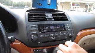 GTA Car Kits - Acura TSX 2004-2008 install of iPhone, iPod and AUX adapter for factory stereo