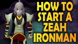 How to Start a Zeah Ironman - Tips and Tricks - Old School RuneScape OSRS