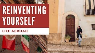reinventing yourself abroad  (glow-up, transformation, lifestyle, new habits)