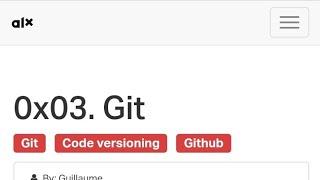 0x03.Git part 1 #alxafrica #alx #alx77 #git #github