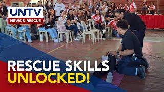 200 estudyante sa Batangas, sumailalim sa UNTV basic first aid at life support training