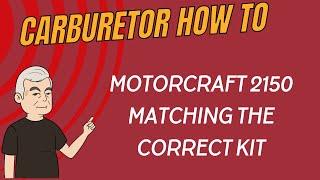 Motorcraft 2150 - Matching the Correct Kit When Tag is Missing