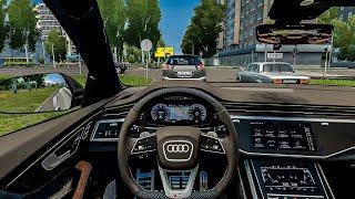 Audi RSQ8 - City Car Driving [Steering Wheel Gameplay]