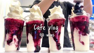 (Eng)Cafe vlog collection of 40minutes/ 40mins cafe vlog / asmr