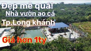 Có tiền là lụm lô này liền! nhà vườn nghỉ dưỡng ở Tp.long khánh đồng nai ai củng mê.