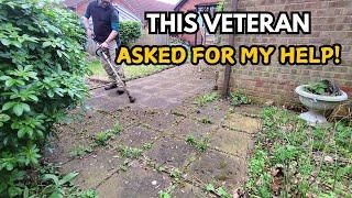 95 Year Old EX-SERVICEMAN's AMAZING Garden Makeover!