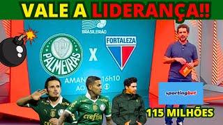 GL0B0 ESP0RTE HOJE | PALMEIRAS X FORTALEZA | PALMEIRAS FECHA MAIOR PATROCINIO DO FUTEBOL BRASILEIRO