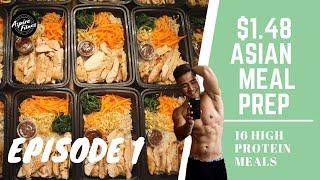 Healthy Asian Meal Prep | $1.48 Per Meal | Teriyaki Chicken