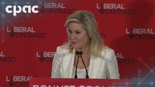 Ontario Liberal Leader Bonnie Crombie addresses supporters in Mississauga – February 27, 2025