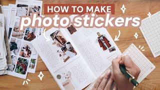 How to Make Photo Stickers for Journaling & Scrapbooking