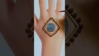 Cute easy trick Mehendi Designs| latest Arabic mehendi designs #shorts #youtubeshorts #mehendi