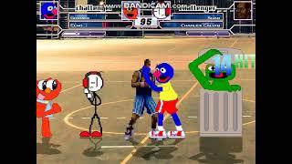JoyStick (pg3d) MB#16 grover & elmo VS shaq & charles calvin