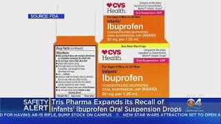 Tris Pharma Expands Recall Of Infants' Ibuprofen Suspension Drops