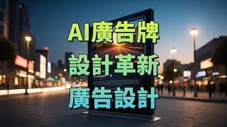 AI廣告牌設計，AI幫你輕鬆設計出搶眼的廣告牌!