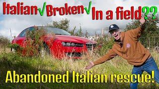 Abandoned in a field! Can I save this dead Alfa?