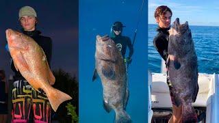 Slaying MONSTER Black Grouper in the BAHAMAS (Commercial Spearfishing) - Episode 23