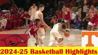 #23 Arkansas vs #1 Tennessee Basketball Game Highlights 1 4 2025