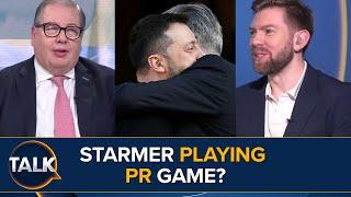 Spontaneous Cheer?! | Starmer Hugs Zelensky After White House ‘Debacle’