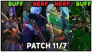 HUGE HERO BUFFS & NERFS PATCH - DEADLOCK 11/7 REVIEW!