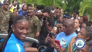 JULIEN ALFRED'S TRIUMPHANT RETURN: SAINT LUCIA WELCOMES OLYMPIC HERO