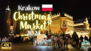 Kraków Christmas Market 2024: Discover Poland's Magical Winter Charm!  [4K]