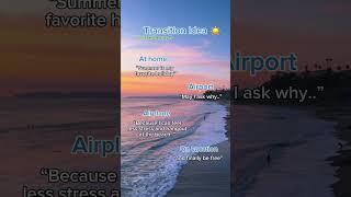 Vacation Transition Idea️#shorts #shortvideo #fyp #transition #vacation #summer