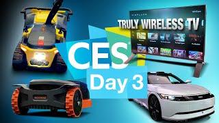 CES 2025 Day 3: Insane Tech from Sony's AFEELA, Displace True Wireless TV, & More