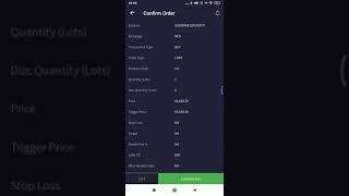 Cover and Bracket Order in Profitmart Mobile Trading App - English