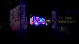 Diwali Pixel LED Lighting On Building  #india #shorts