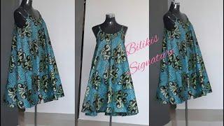 How to make a CIRCLE DRESS  [Umbrella dress]
