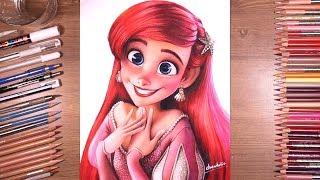 Drawing Princess Ariel - The Little Mermaid | drawholic