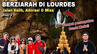 Berziarah di Lourdes: Jalan Salib, Adorasi hingga Misa di Gua Tempat Penampakan Bunda Maria‼️Part 2