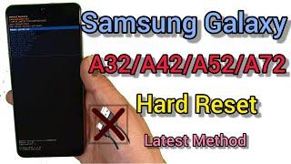 Samsung Galaxy A32/A42/A52/A72 Hard Reset New Method