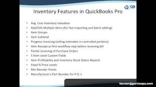 QuickBooks Inventory: Consultants Guide to Inventory Features in QuickBooks