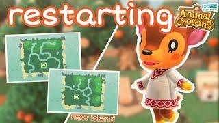 starting a new island | animal crossing new horizons