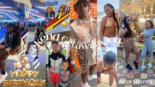 VLOG: Son's birthday Vacay * We set the fire alarms off Beach * Thrill rides *Shopping & MORE!!!!!